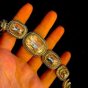 Pink Heidi Daus Statement Bracelet